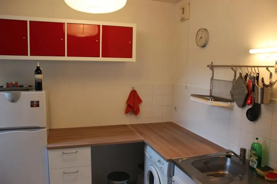 Cucina - Studio in Central Lyon with Student Access