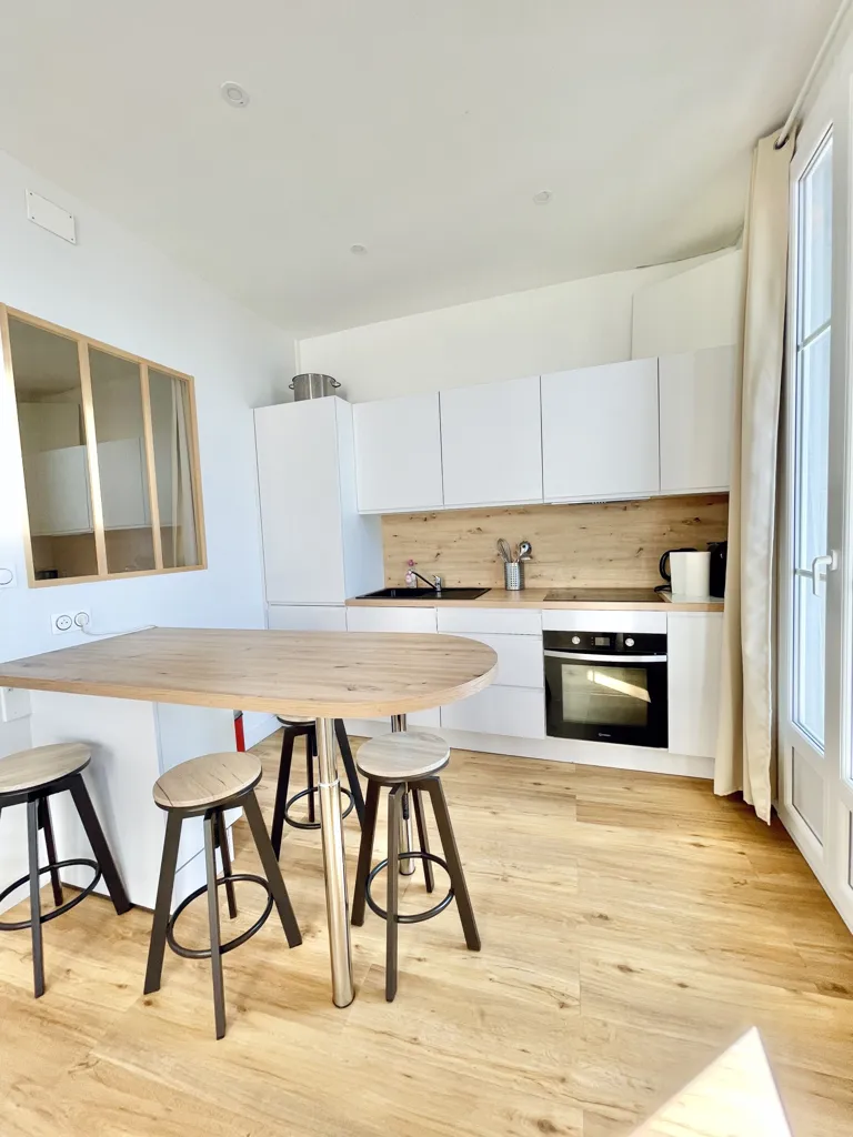 Köök - 3-Bed Apartment with 180° Sea View in Nice