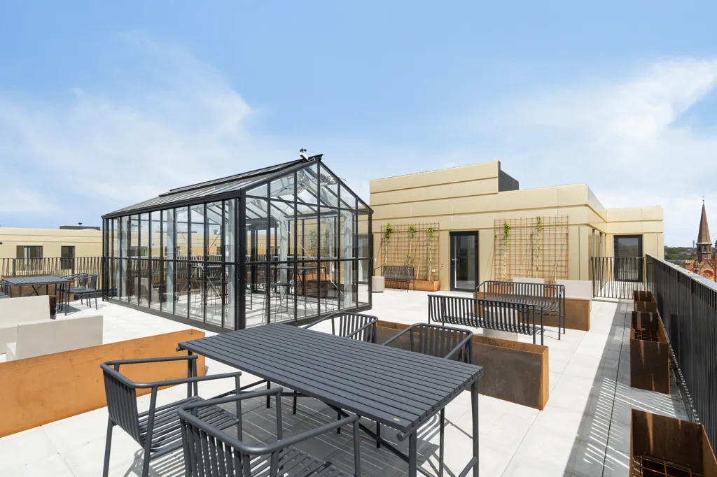 Terrasse - Apartment with Central Location in Odense