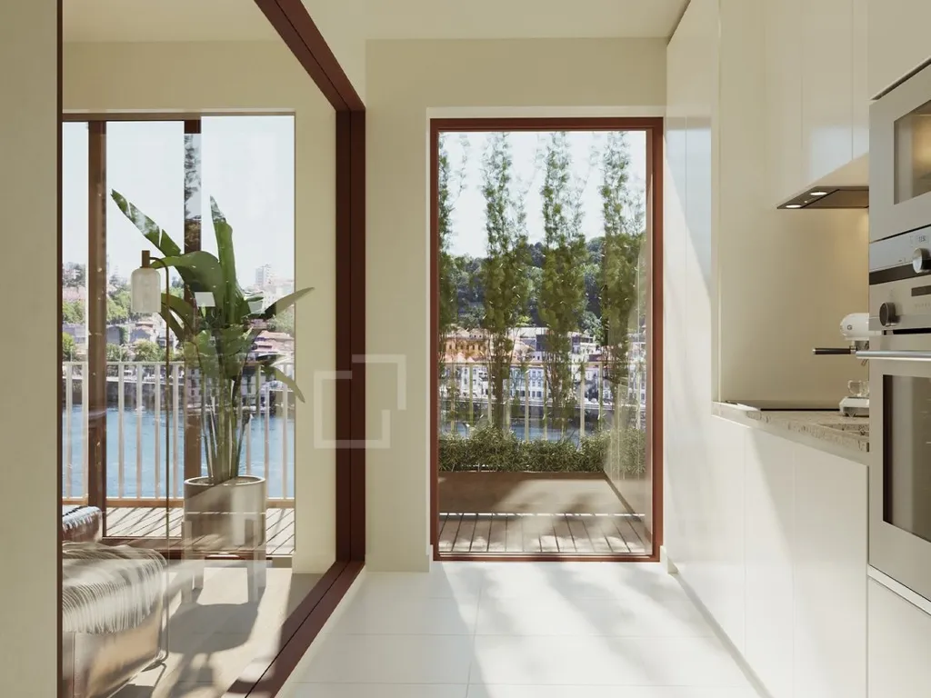 Cuisine - 3 Bedroom Flat with River View in Vila Nova de Gaia