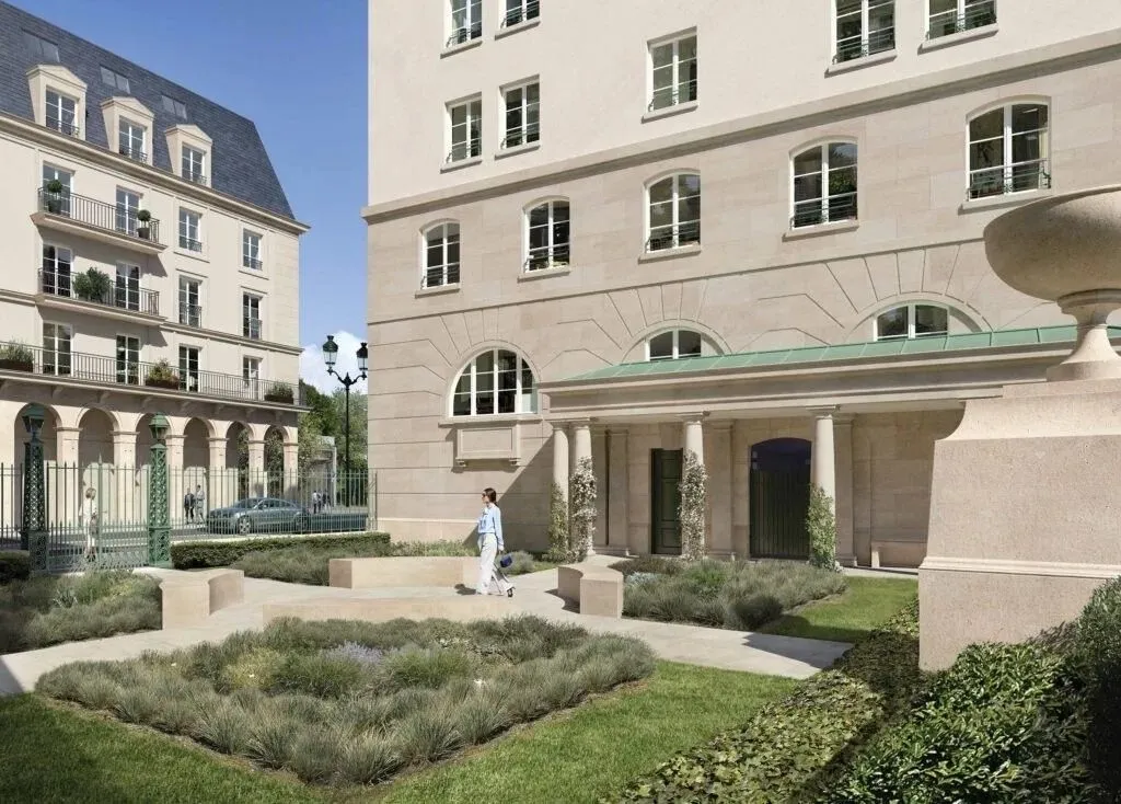 Jardin - Appartement Neuf avec Loggias à Puteaux