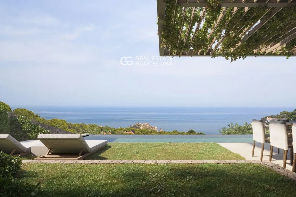 Terrass - New Build Villa with Sea View in Palafrugell