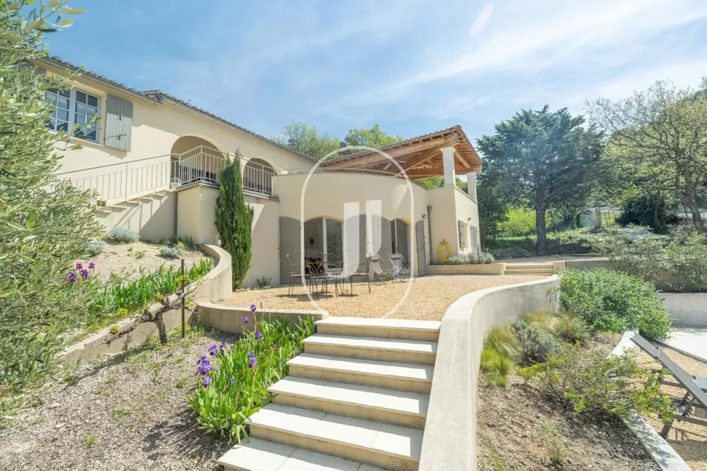 Extérieur - Villa de Caractère avec Piscine à Rochegude