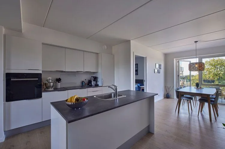 Cuisine - Modern Flat with Balcony in Kolding