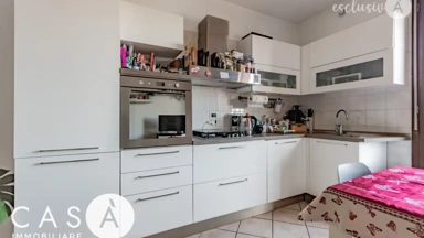 Köök - Two-Bedroom Apartment with Balcony in Gatteo