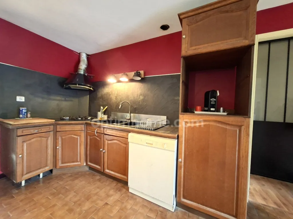 Kitchen - Villa with Mountain View and Terrace in Barreme