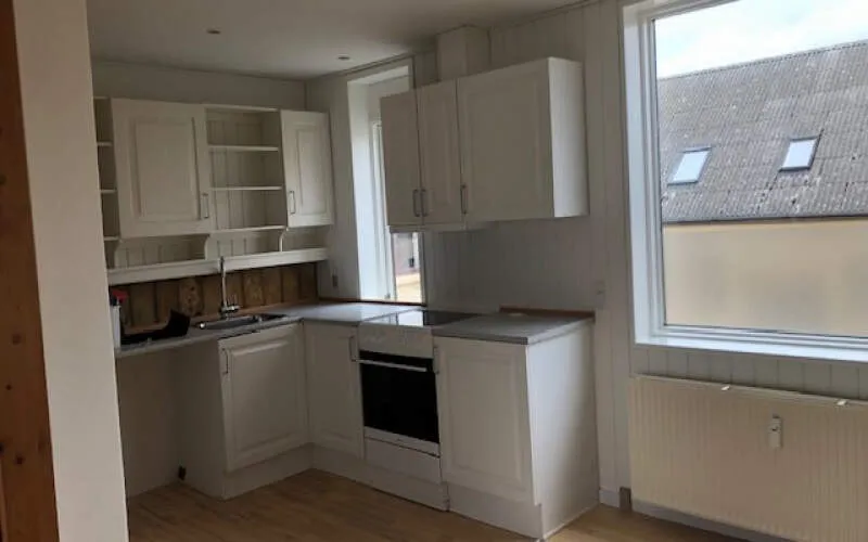 Cuisine - Spacious Apartment with Garden Access in Nyborgvej