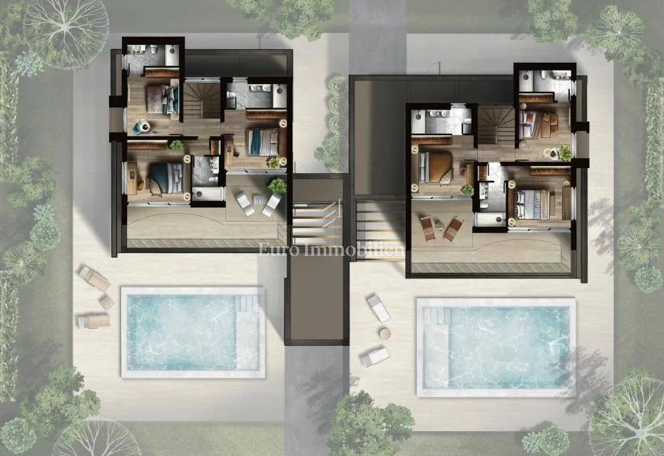 Plaan - New Build Villa with Pool in Kaštelir
