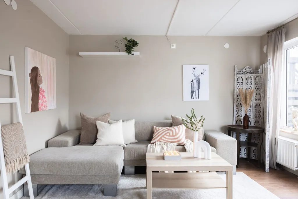 Séjour - Apartment with Private Terrace in Malmö