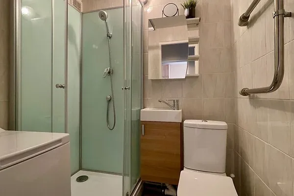 Salles de bain - 1-Bedroom Flat with Balcony in Saue