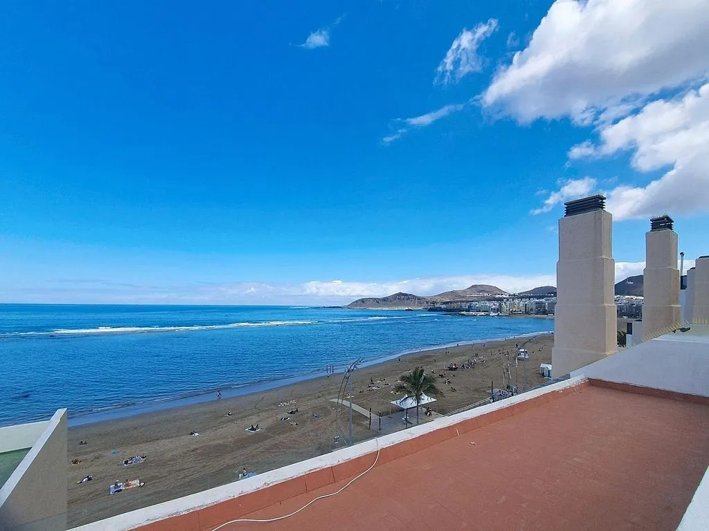 Terrasse - Apartment with Terrace in Las Canteras Promenade