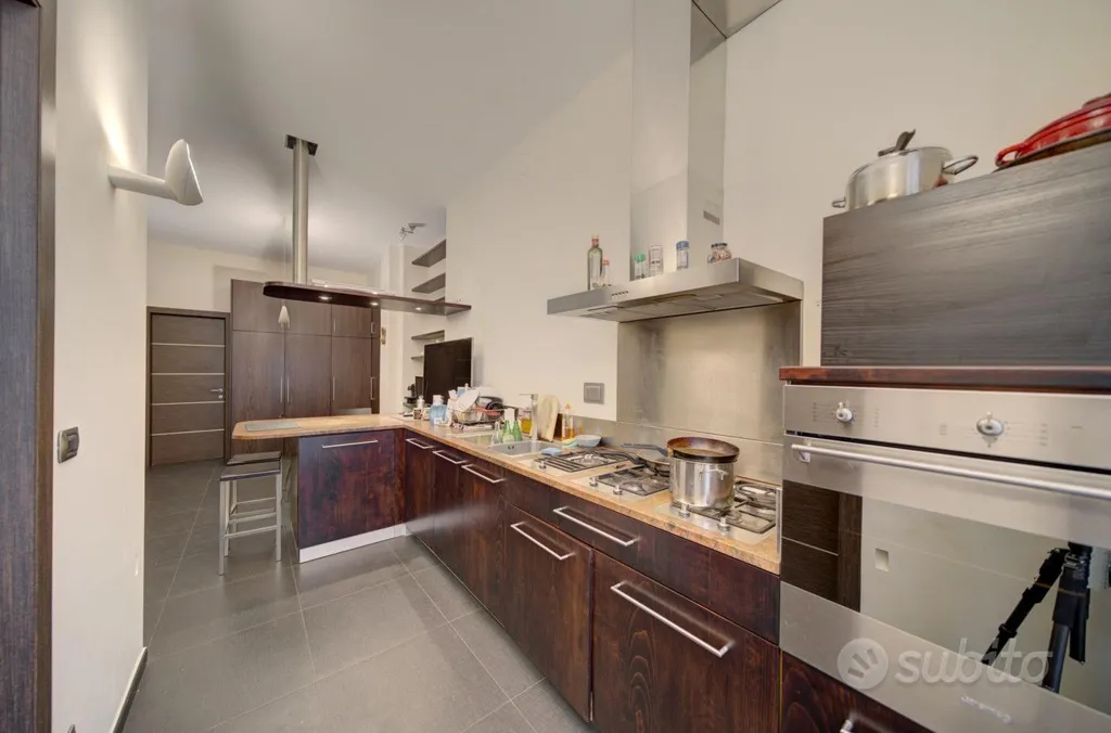 Cuisine - Design Flat with Balcony in Turin