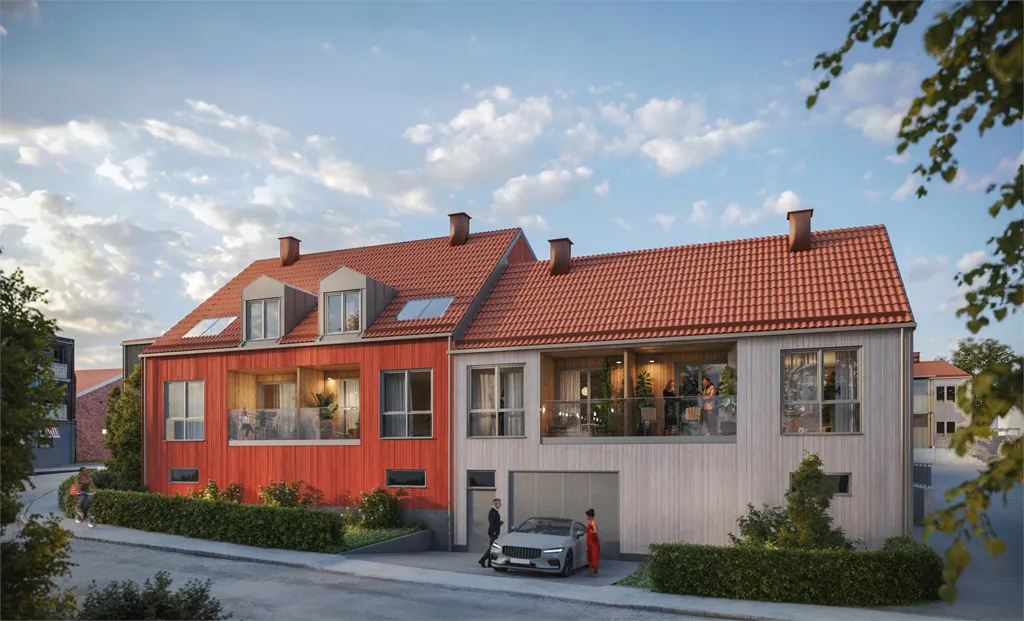 Modern Flats with Inner Courtyard in Båstad