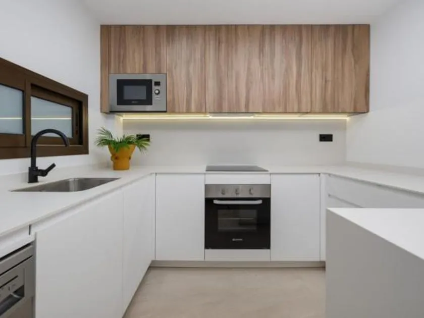 Cucina - Modern Apartment with Golf View in Los Alcazares
