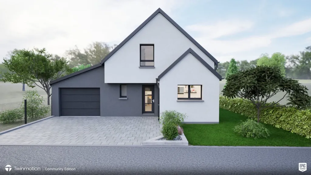Contemporary House with Garden in Wittersheim