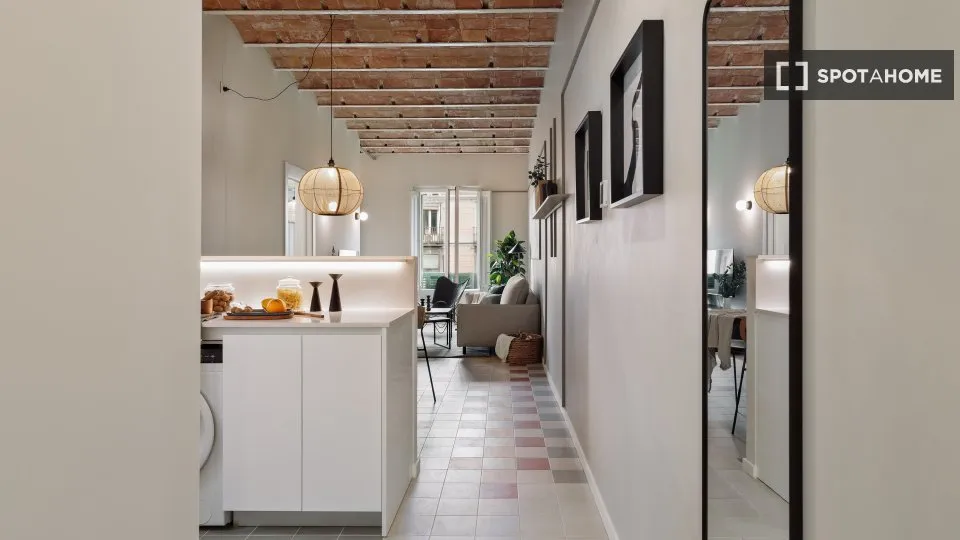 Köök - Amueblado Flat in La Dreta de l'Eixample