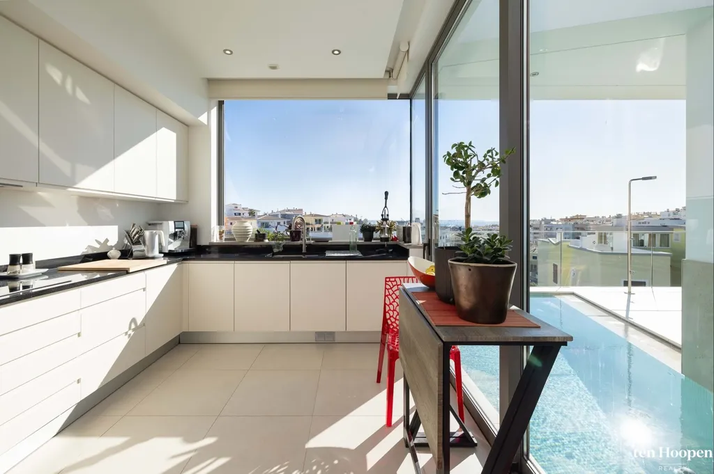 Cucina - Contemporary Villa with Ocean Views in Cerro das Mós