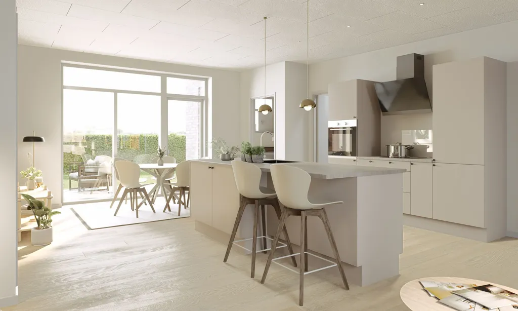 Spacious Terraced House with Balcony in Skive