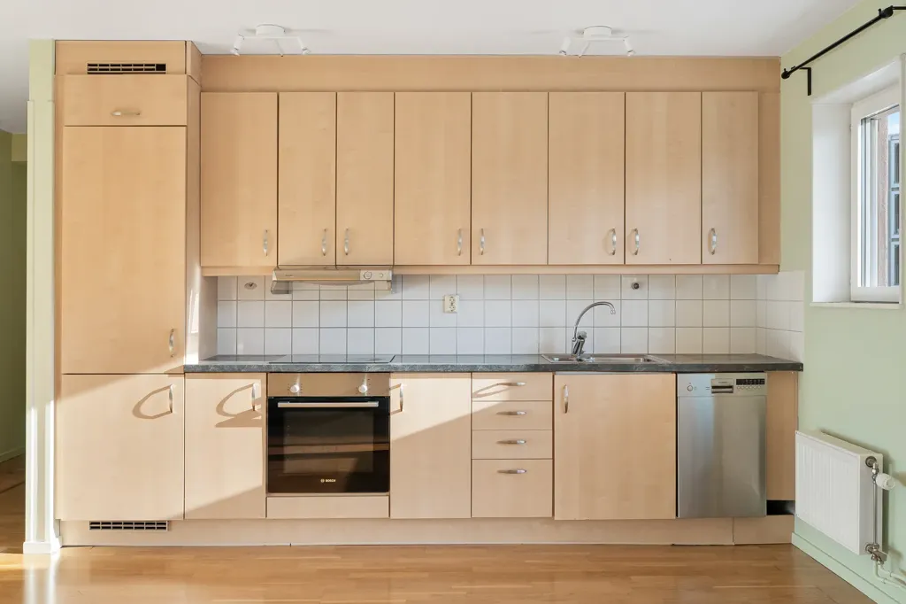 Cuisine - Corner Flat with West-Facing Balcony in Norra Ängby