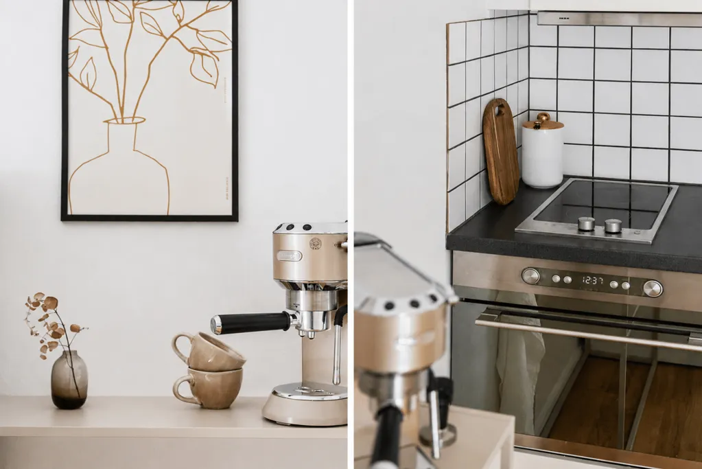 Köök - Efficient 1st Floor Flat with Garden in Lund