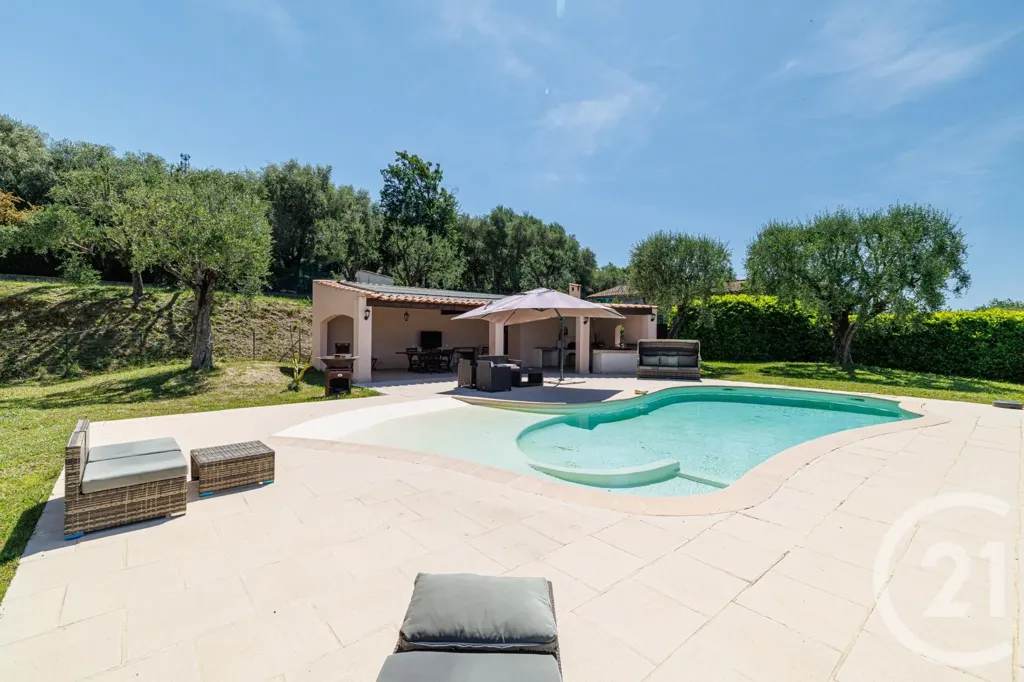 Pool - Provençal Villa with Pool and Panoramic View near Nice