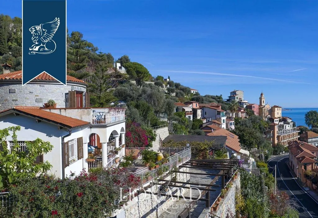 Vue aérienne - Luxury Villa with Sea View in Ventimiglia