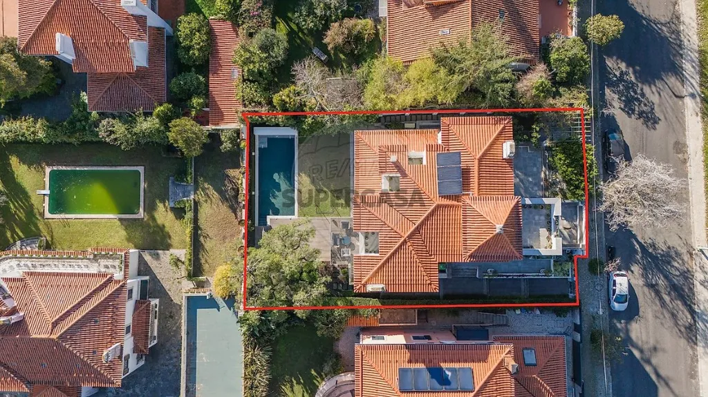 Õhuvaade - Luxury Villa with 1950s Charm in Lisbon