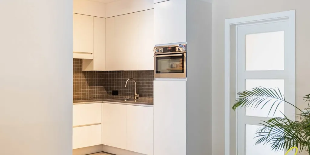 Cuisine - Appartement avec 2 Terrasses à Onkerzele