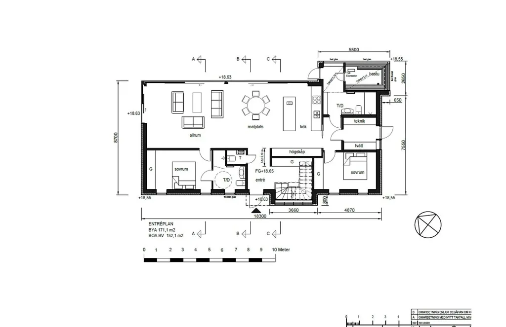 Planimetria - Architectural Villa with Sea View in Vik