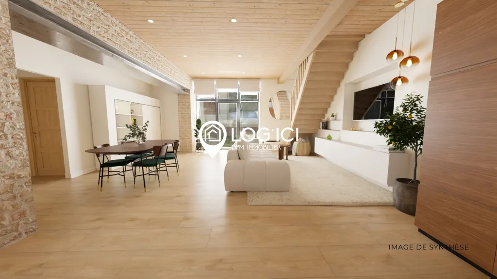 Séjour - Grange à Aménager en Maison T4/T5 à Billère