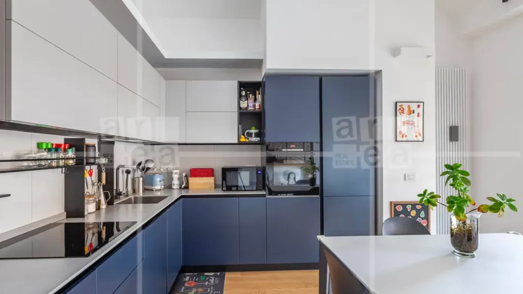 Cuisine - Attico with Balcony in Monteverde, Rome
