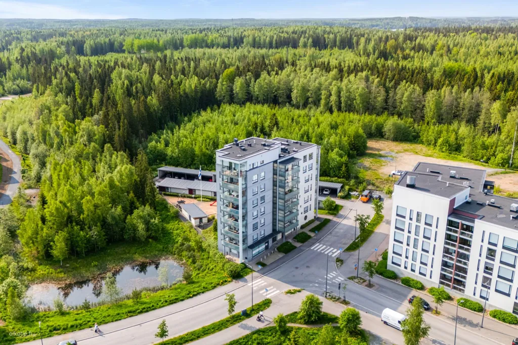 Vue aérienne - Modern Flat with Glazed Balcony in Vuores