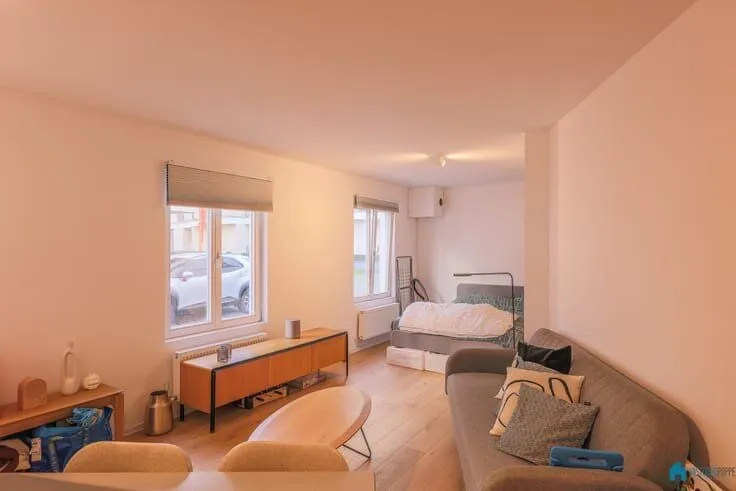 Séjour - Studio avec Vue sur la Ville dans le Centre de Gand
