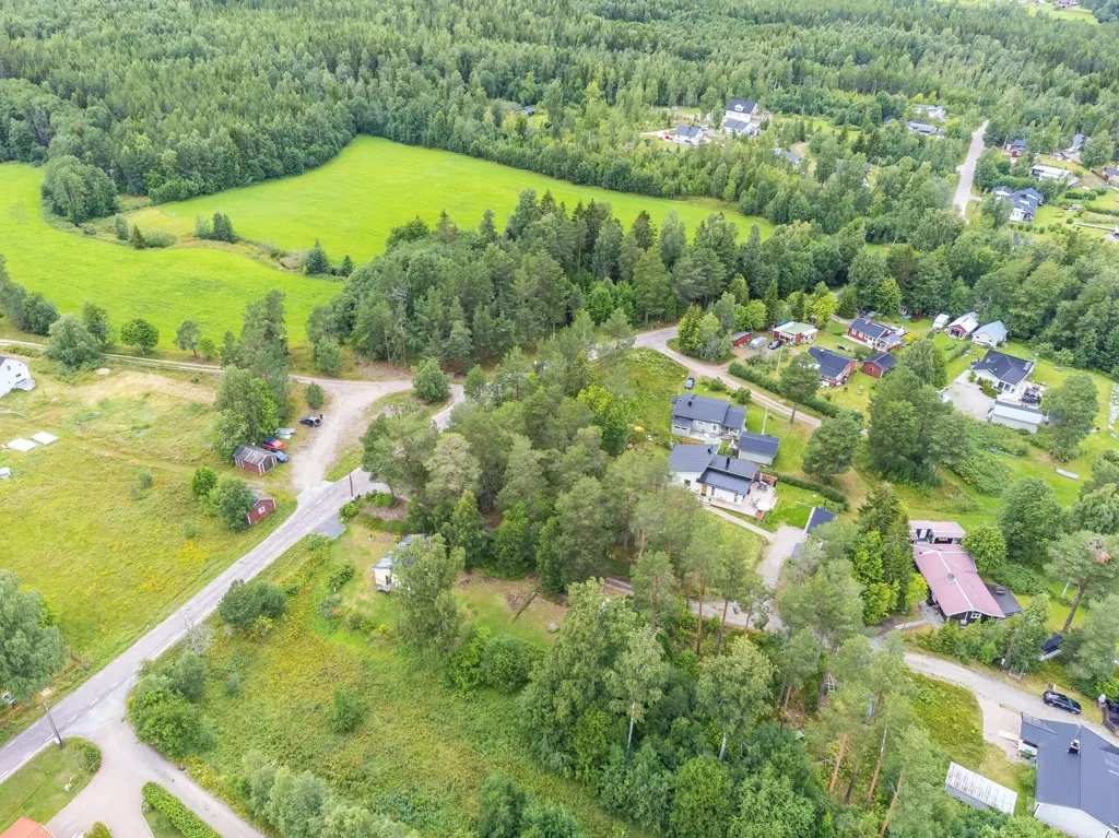 Vue aérienne - Seaside Plot with Boat Facilities in Njurunda
