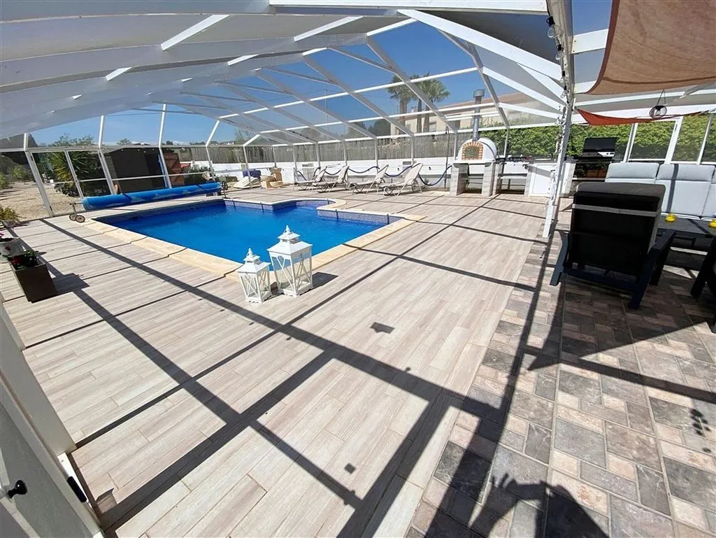 Piscine - Modern Chalet with Pool and Terrace in Huércal-Overa