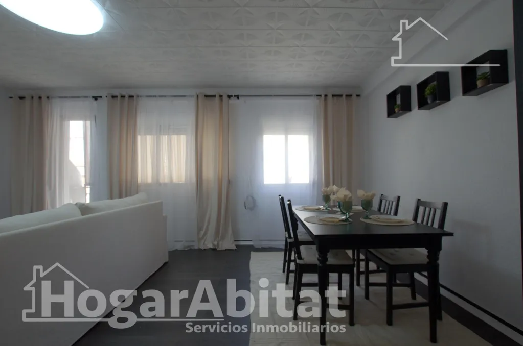 Salle à manger - Reformed Apartment with Balcony near Cullera Centre