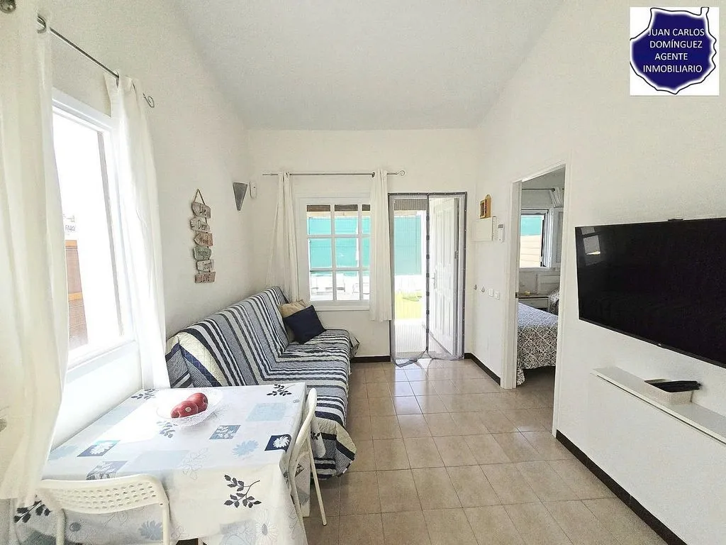 Living Room - Adosada with Pool in Maspalomas