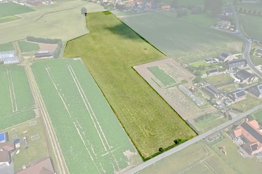 Vista aerea - Agricultural Land with Three Parcels in Lichtervelde