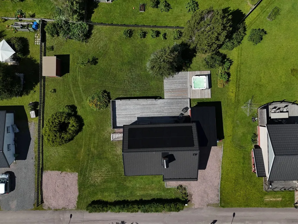 Vue aérienne - Renovated Villa with Solar Panels in Ornäs