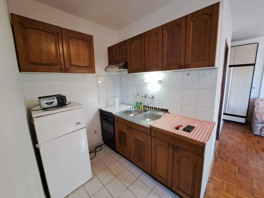 Köök - Two-Bedroom Apartment with Sea View in Malinska