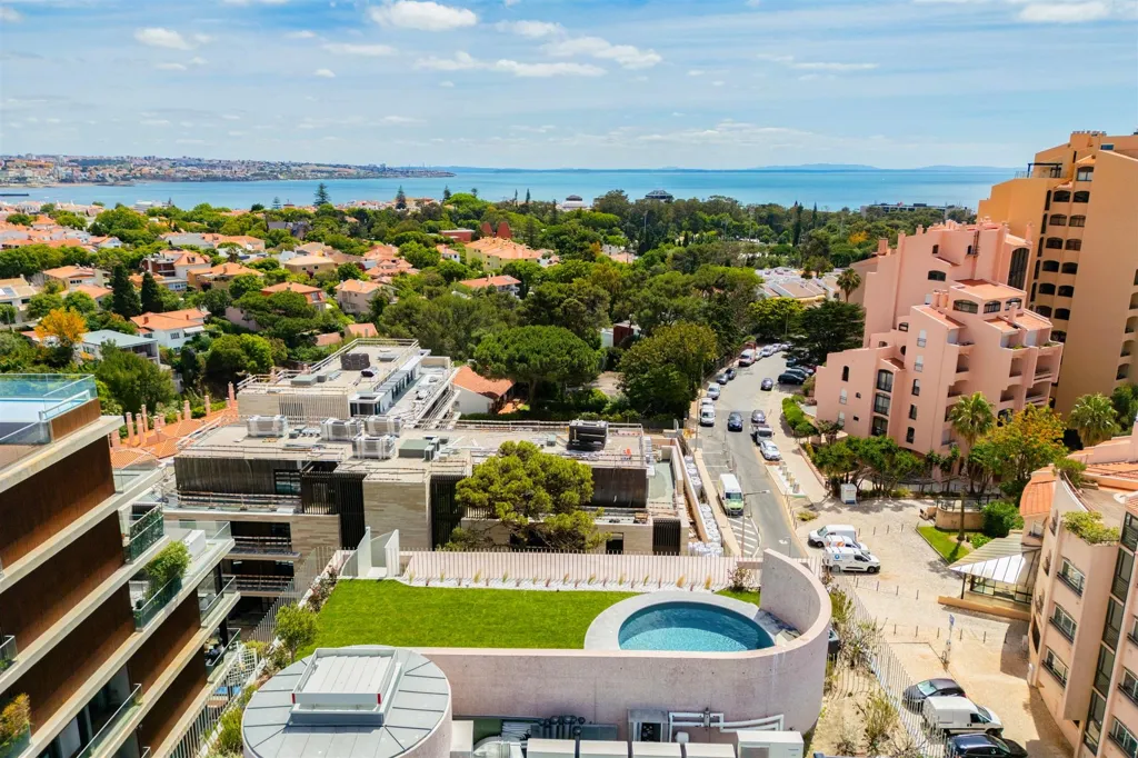 Vista aerea - Penthouse with Panoramic Sea View in Cascais