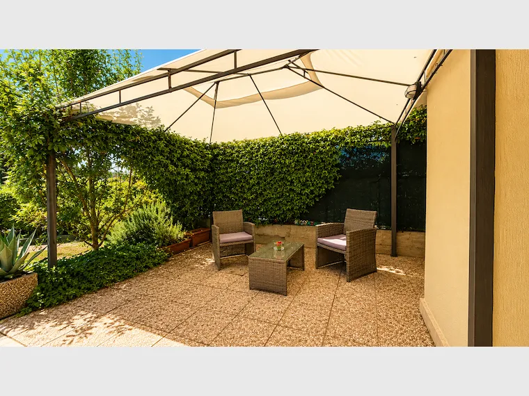 Terrasse - Apartment with Private Garden in Fiuggi