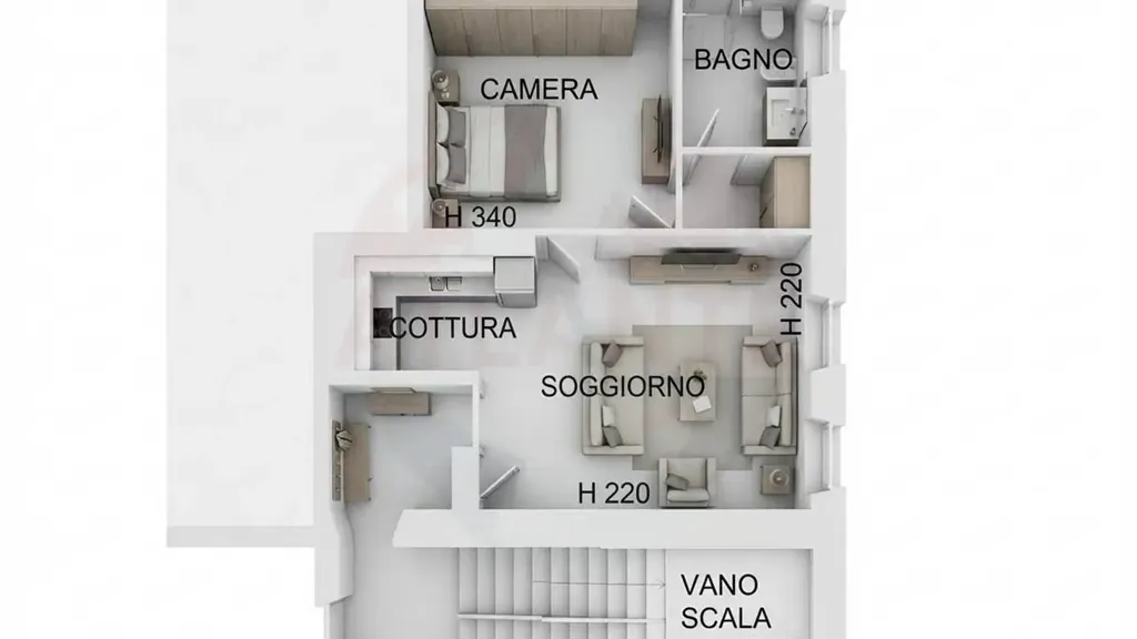 Plaan - Duplex in Exclusive Residence, Castegnato
