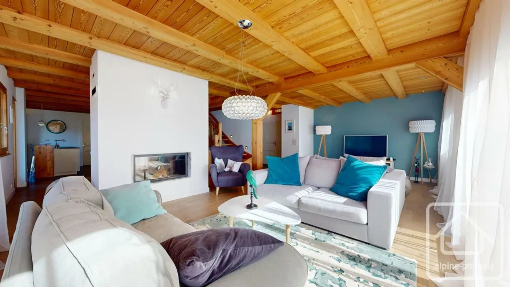 Soggiorno - Modern Chalet with Panoramic Views in Petit Châtel