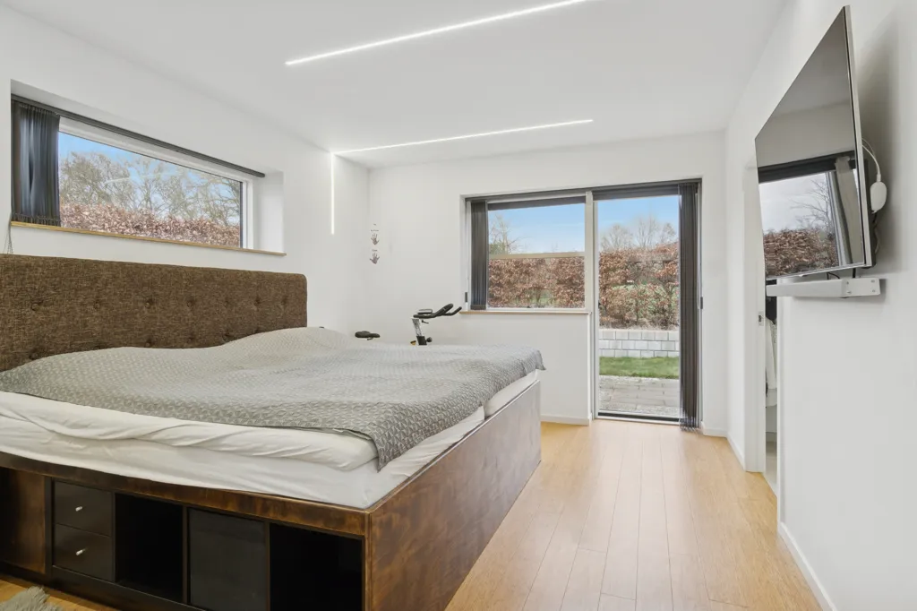 Chambres - Contemporary Villa with Garden in Holbæk