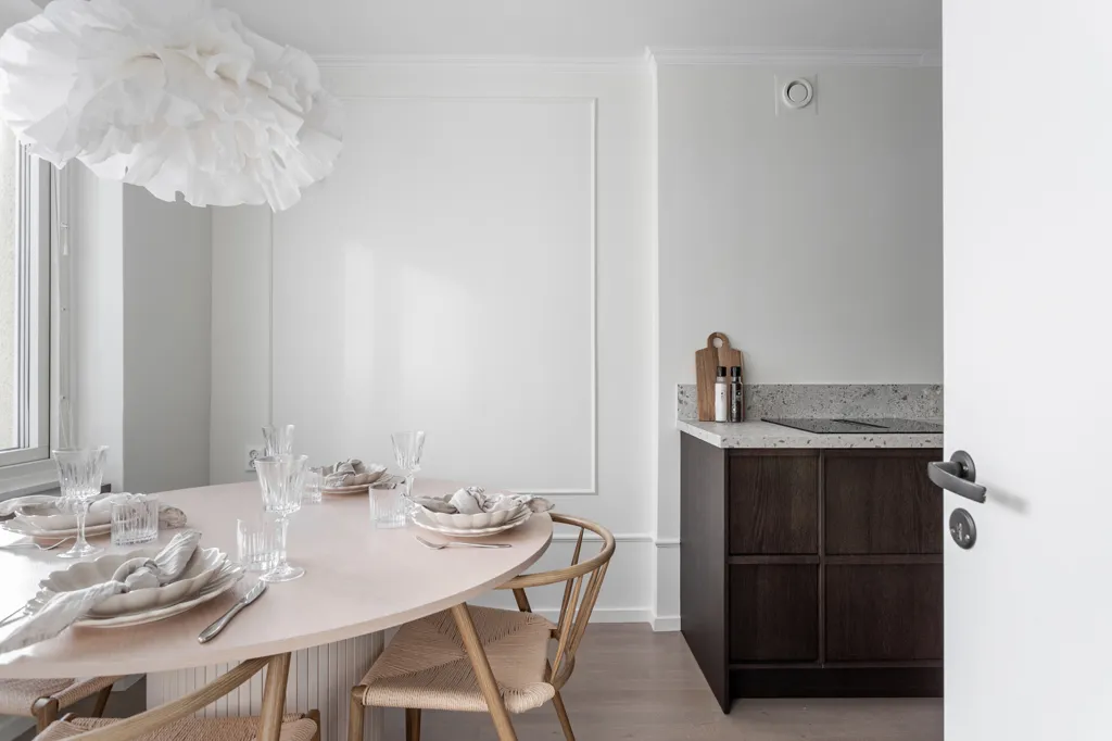 Sala da pranzo - Renovated Flat with Balcony in Söder, Jönköping