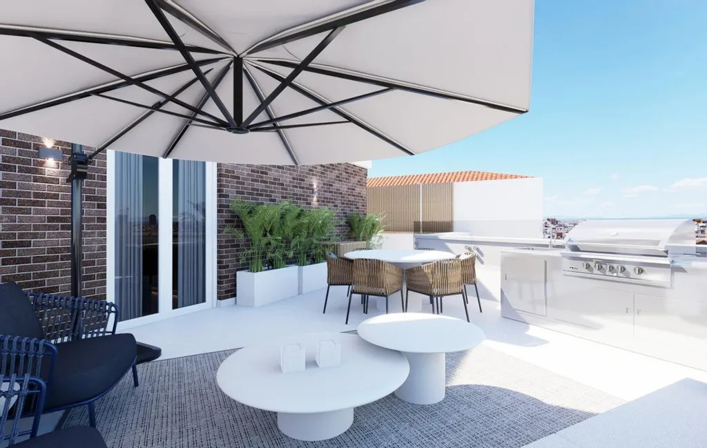Terrasse - Attic Apartment with Terrace in Madrid