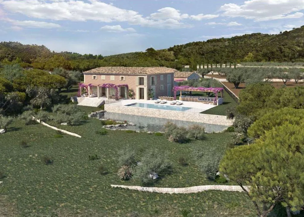 Aerial - Luxury Villa with Sea View in Valldemossa
