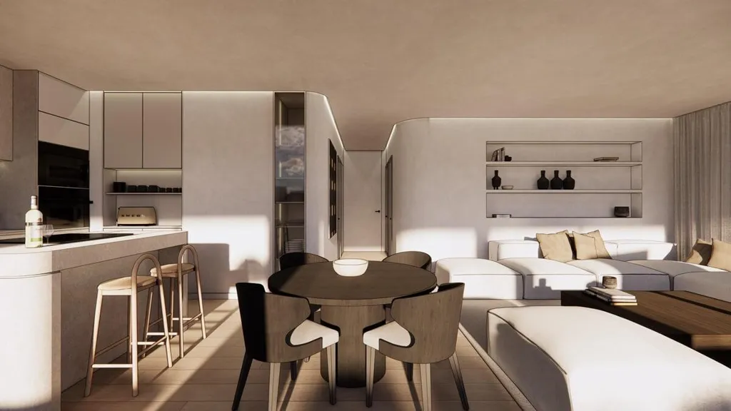 Köök - 1-Bedroom Apartment with Pool in Estepona Centre