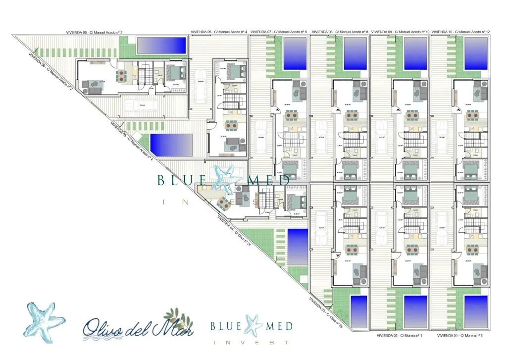 Plan - Newly Built Villa with Pool in Los Alcázares